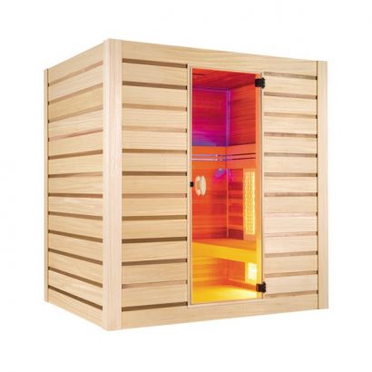 Sauna Hybrid Combi: vapor + infrarrojos - Holl's