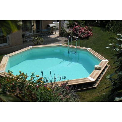 Piscina de madera Oca octogonal