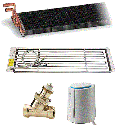 Batera de calefaccin de aire para deshumidificador CDP/CDF