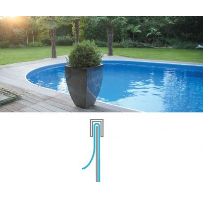 Liner para piscina elevada de acero - Overlap