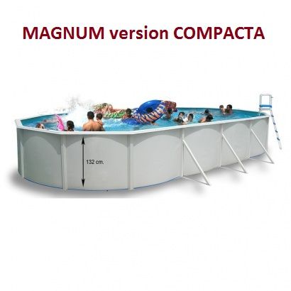 Piscina elevada Ovalada MAGNUM COMPACTA