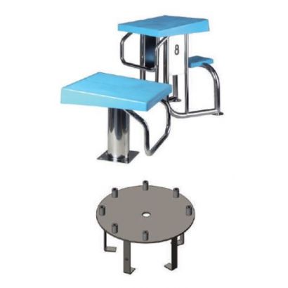 Base de salida en inox AISI - 304