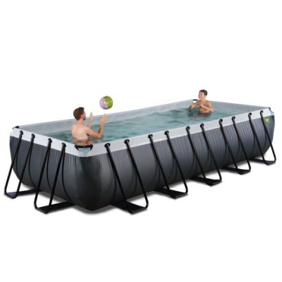 Piscina tubular rectangular Black Leather  540 x 250 cm