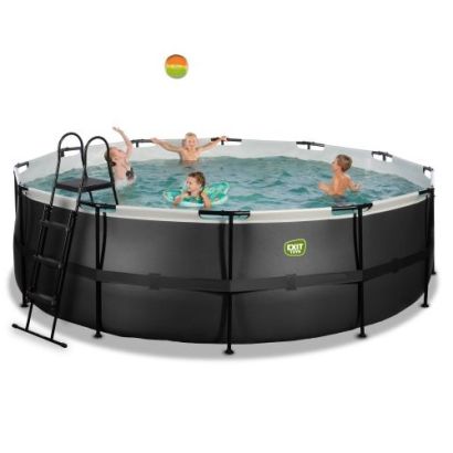 Piscina autoportante redonda Black Leather