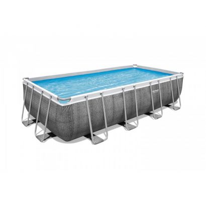 Piscina tubular power Steel: ratn tejido gris - Distripool