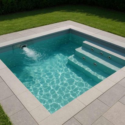 Piscina en Kit poliestireno LUXE Balneo y NCC