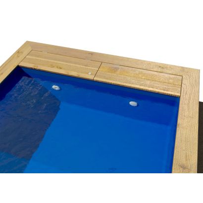 Revestimiento de piscina de madera Bear County: confort