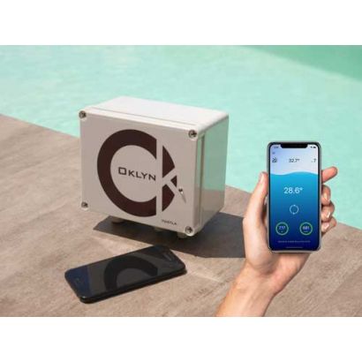 Caja : l asistente conectado piscina OKLYN