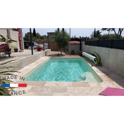 Piscina polister LES ARCS: Con escalera de esquina