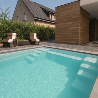 Piscina casco SPARTE 7: 7,45 x 3,60 m - Distripool