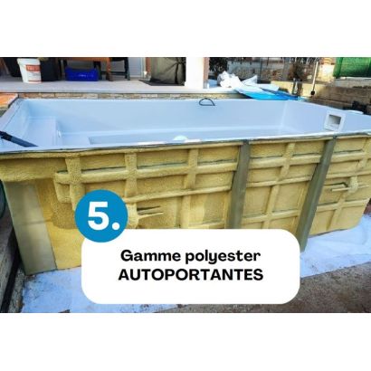 Piscina sobre el suelo o  estructura autoportante
