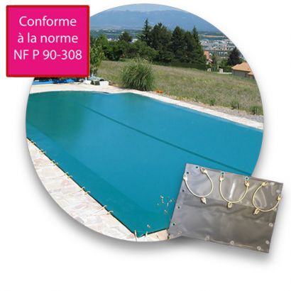 Cubierta de invierno para piscina de polister compatible marca OKEANOS