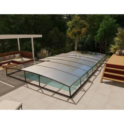 Cobertizo bajo para piscina en kit de 30 cm Distri-Cover
