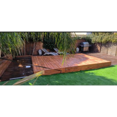 Terraza mvil piscina: Plataforma longitud
