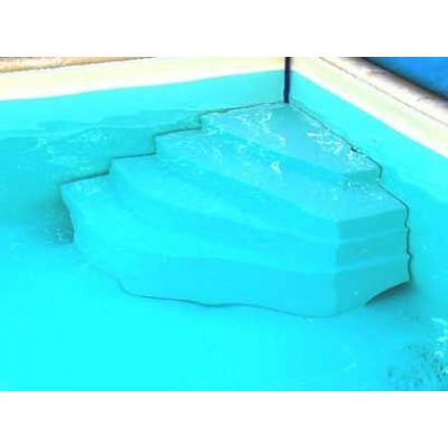 Escaleras piscina sobre liner : Cybele ACCELO