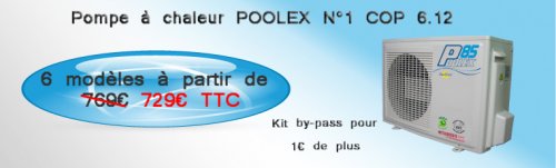 pompe  chaleur piscine POOLEX